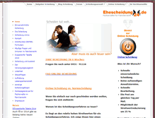 Tablet Screenshot of ehescheidung24.de